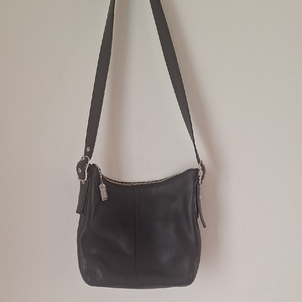 Vintage Classic Coach Legacy Quality  Black Leather
